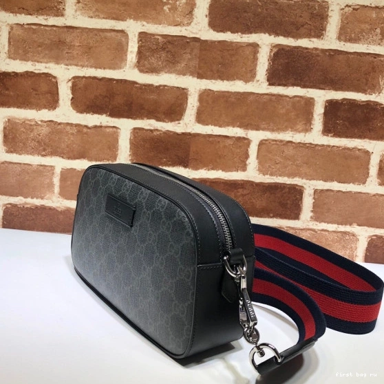 First bag ru GG GUCCI Black bag shoulder 0729